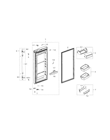 Fridge door r