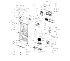 Samsung RFG237AARS/XAA-02 cabinet diagram