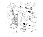 Samsung RFG237AARS/XAA-04 cabinet diagram
