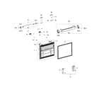 Samsung RFG237AARS/XAA-04 freezer door diagram