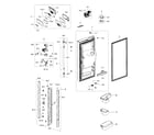 Samsung RFG237AARS/XAA-04 fridge door l diagram