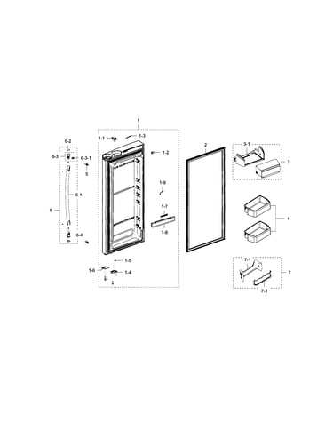 Fridge door r