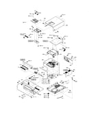 Cabinet/cd mechanism parts