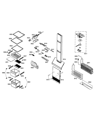 Refrigerator assy