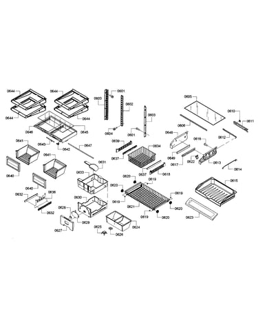 Shelf & drawer