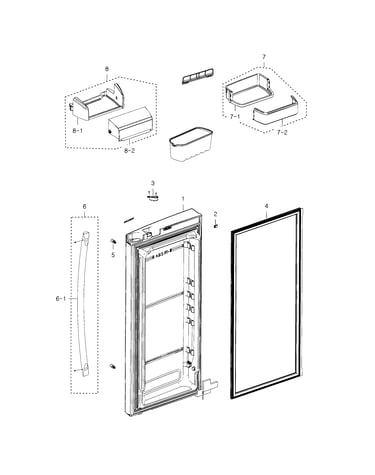 Fridge door r