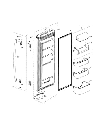 Fridge door r