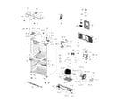 Samsung RFG237AAWP/XAA-03 cabinet diagram