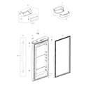 Samsung RFG237AAWP/XAA-03 fridge door r diagram