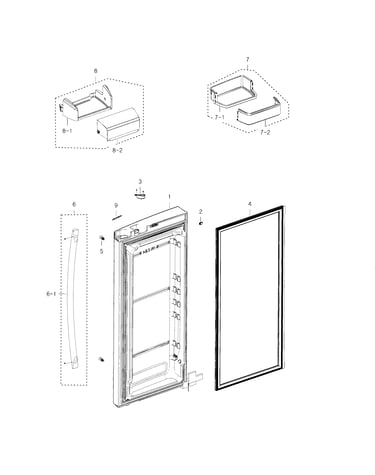 Fridge door r