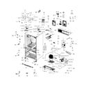 Samsung RFG237AAWP/XAA-05 cabinet diagram