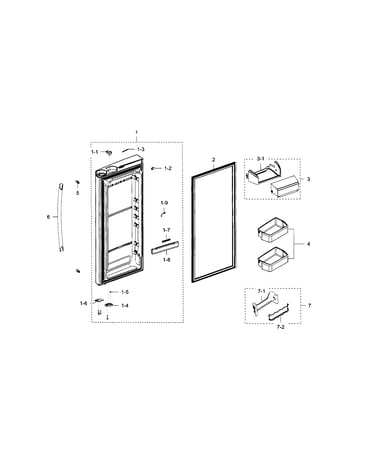 Fridge door r
