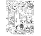 Samsung RF268ACRS/XAA-00 cabinet diagram