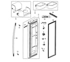 Samsung RF268ACRS/XAA-01 fridge door r diagram