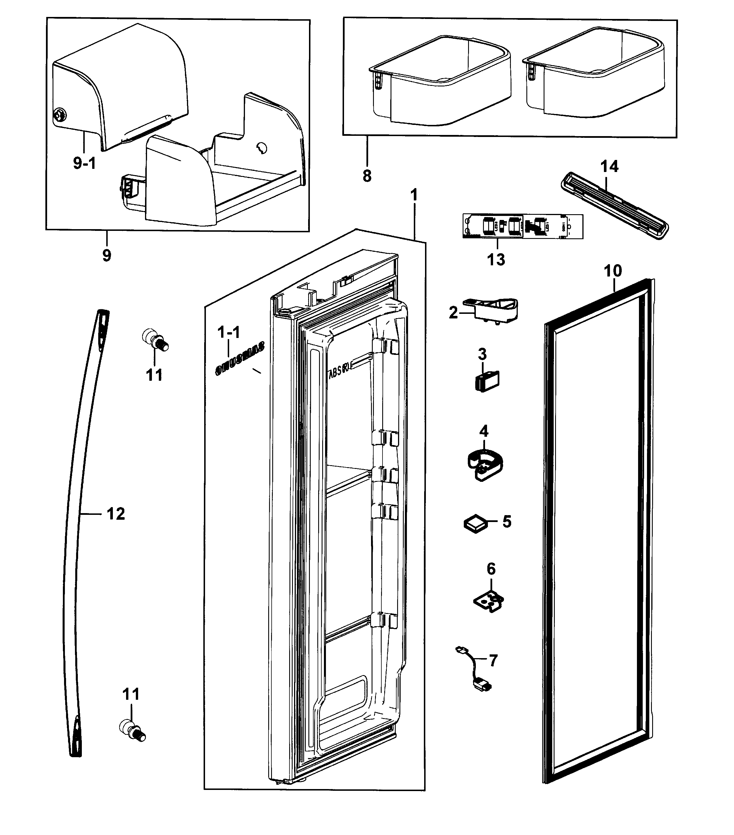 Fridge door r