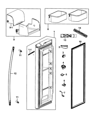 Fridge door r