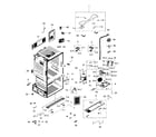 Samsung RF28HFEDBBC/AA-03 cabinet diagram