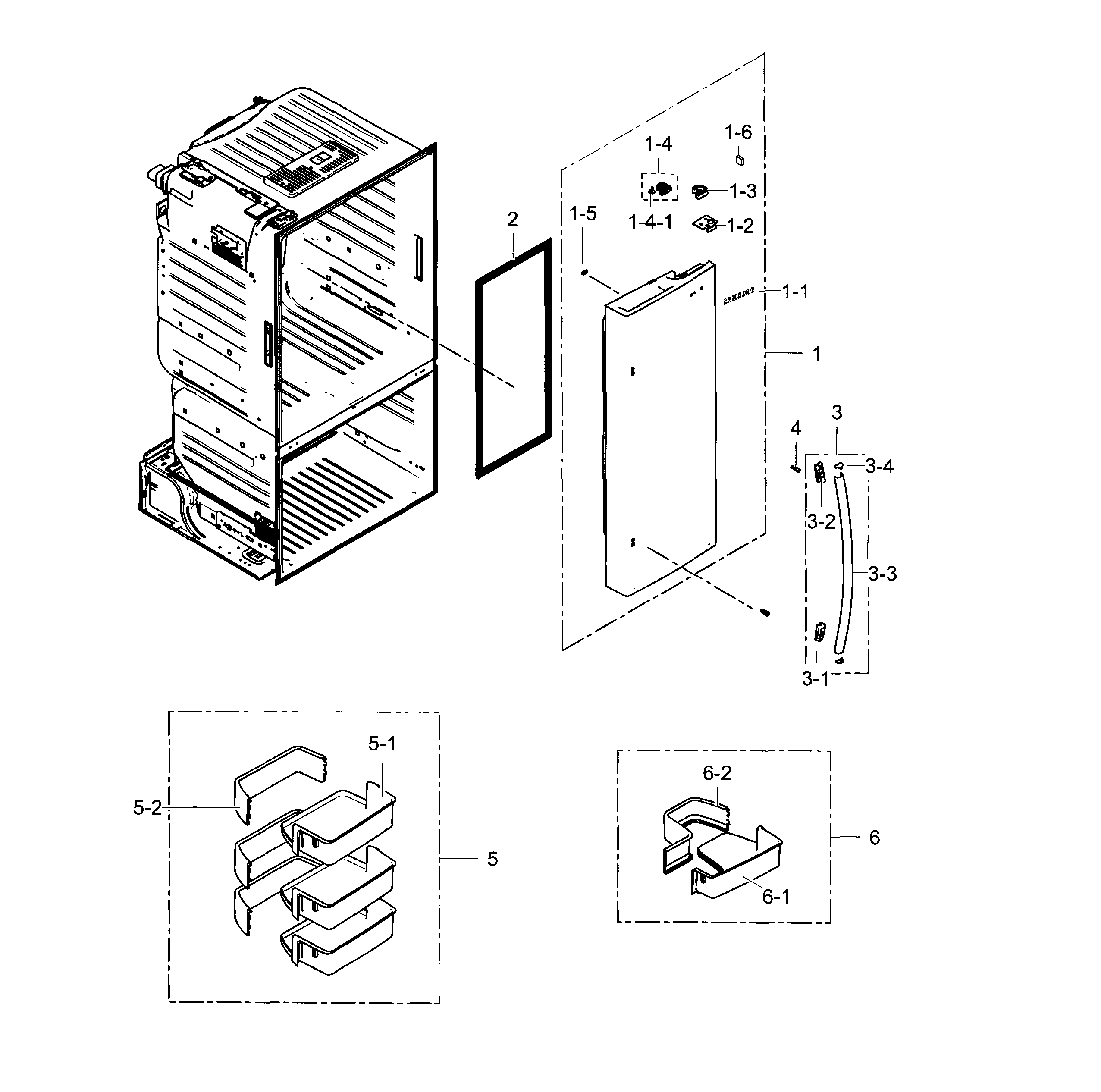 Fridge door r