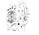 Samsung RF28HFEDTSR/AA-03 cabinet diagram