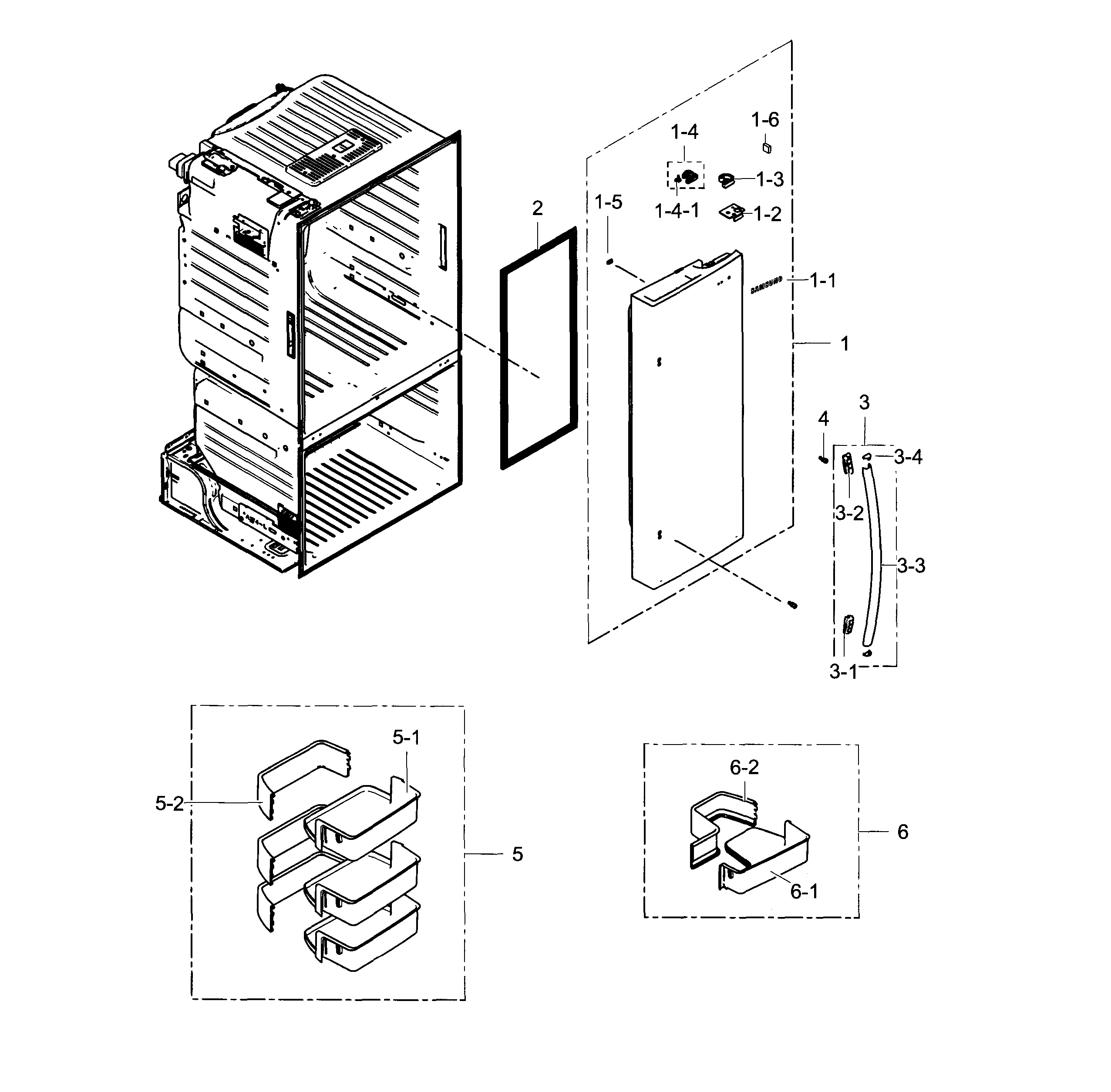 Fridge door r