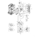 Samsung RF323TEDBBC/AA-02 fridge door l diagram