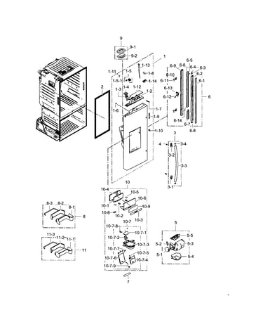 Fridge door l
