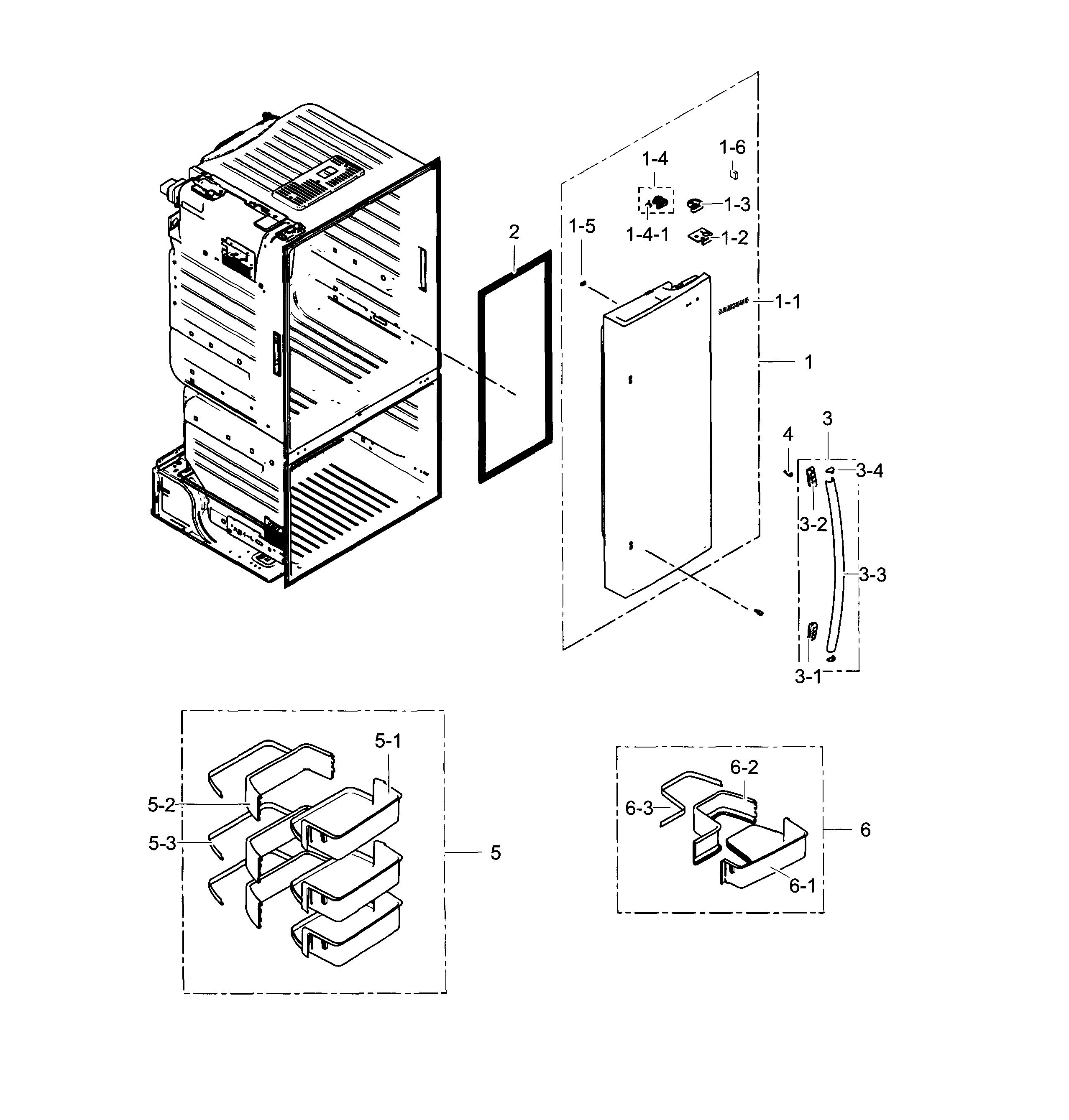 Fridge door r