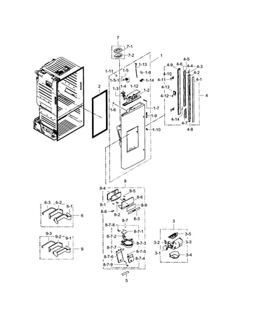 Fridge door l