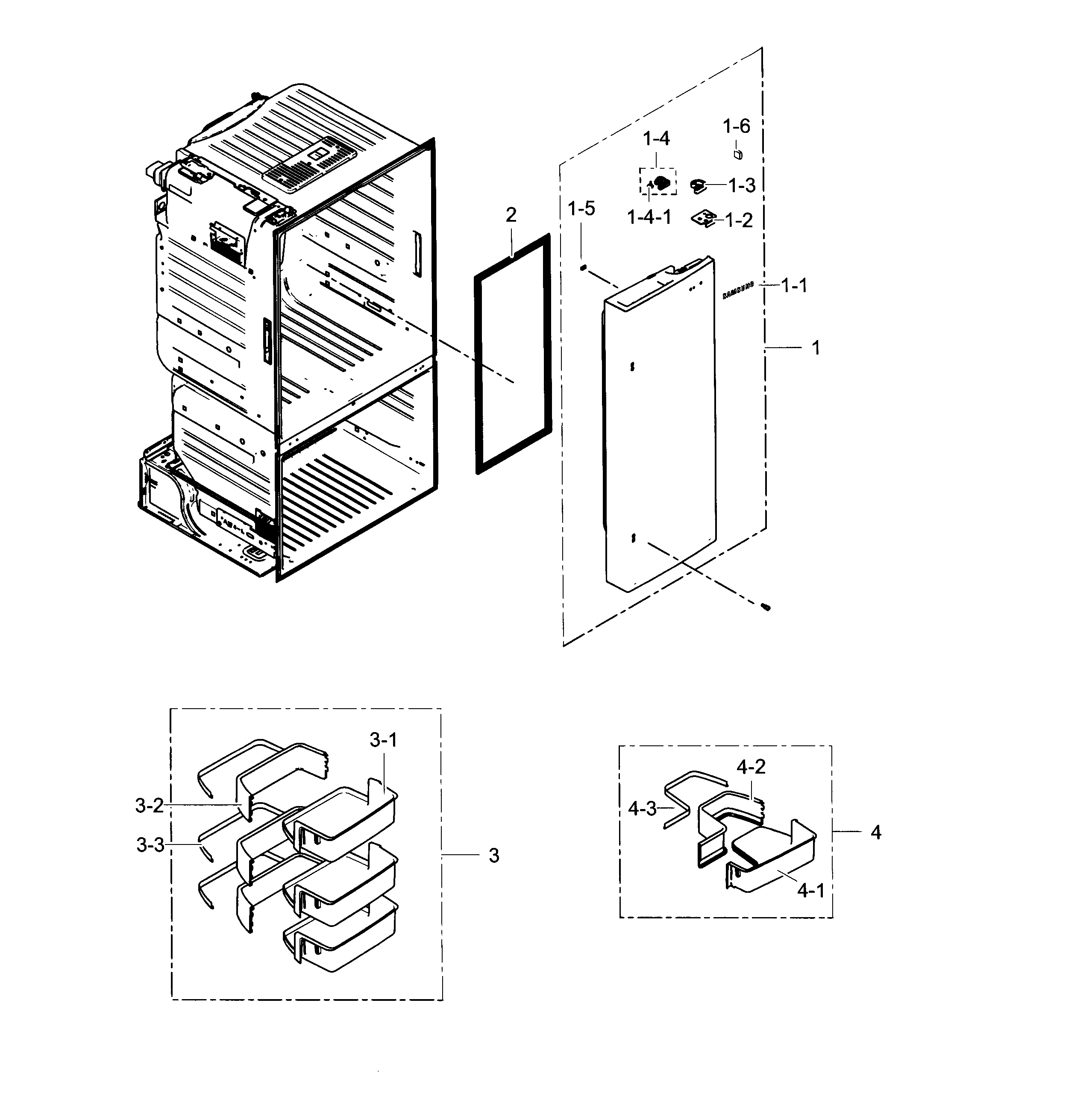 Fridge door r