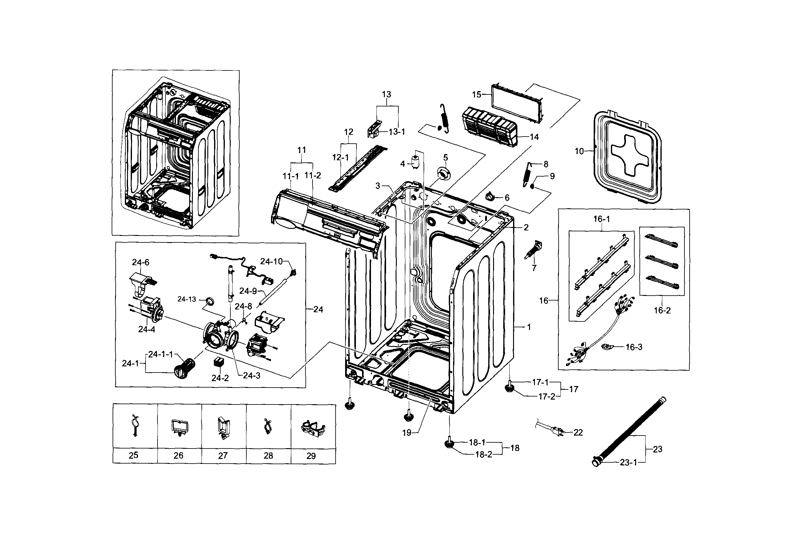 Frame & cover parts