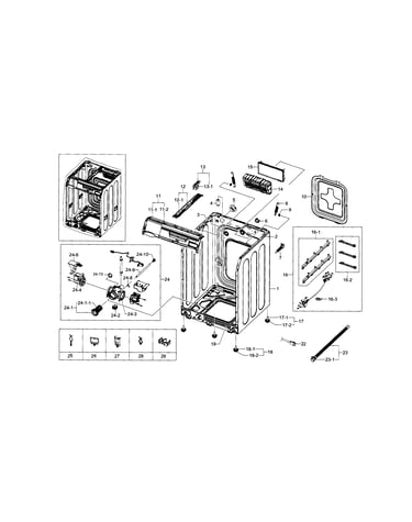 Frame & cover parts