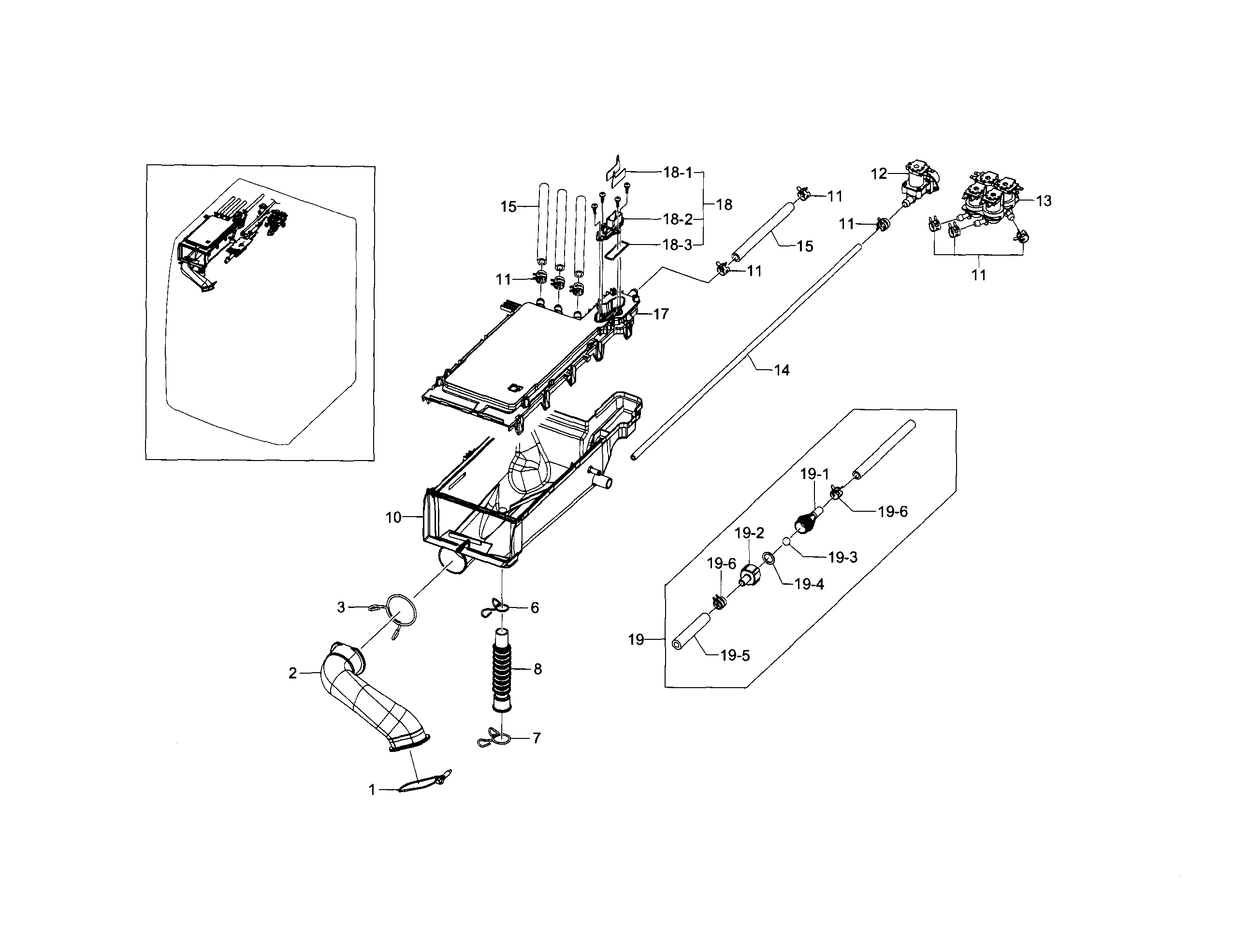 Housing-drawer