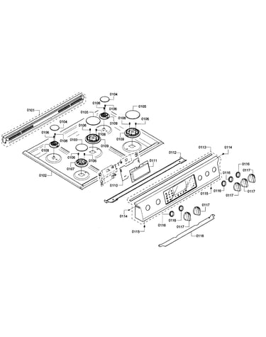 Burner & control panel