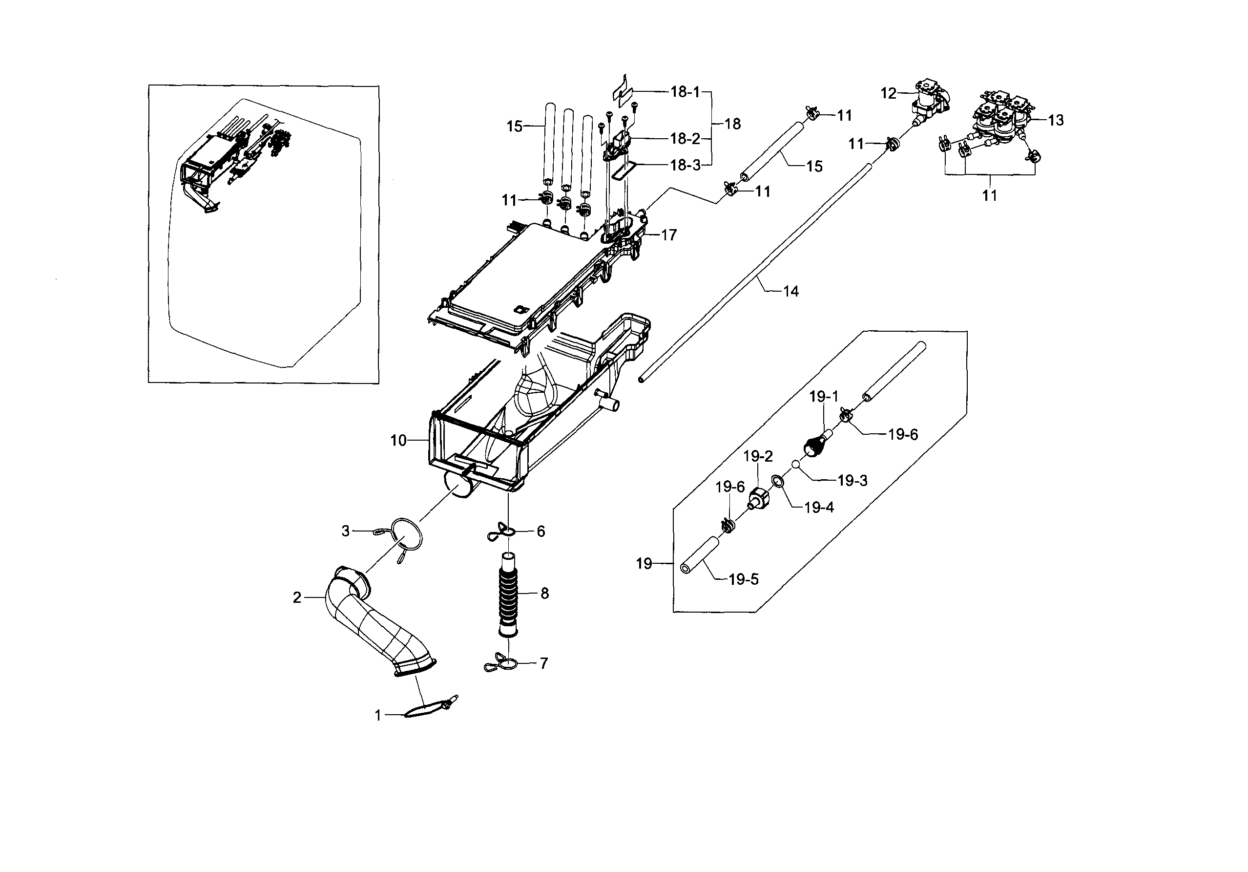 Housing-drawer