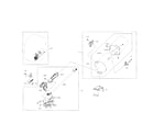 Samsung DV331AGR/XAA-01 duct & burner diagram