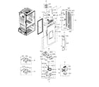 Samsung RF323TEDBSR/AA-02 fridge door l diagram