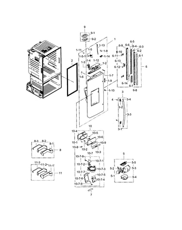 Fridge door l