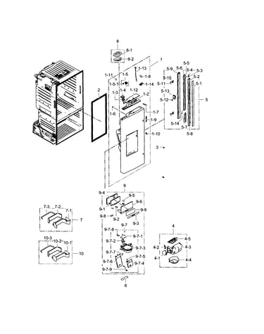 Fridge door l