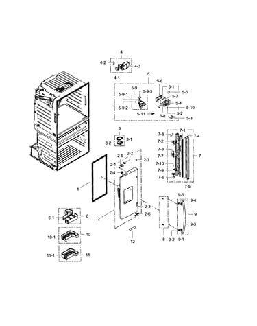 Fridge door l