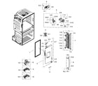 Samsung RF4289HARS/XAA-03 fridge door l diagram