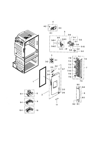 Fridge door l