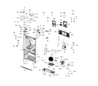 Samsung RFG297HDWP/XAA-01 cabinet diagram