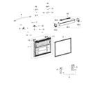 Samsung RFG297HDWP/XAA-01 freezer door diagram
