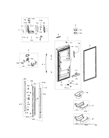 Fridge door l