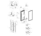 Samsung RFG297HDWP/XAA-03 fridge door l diagram