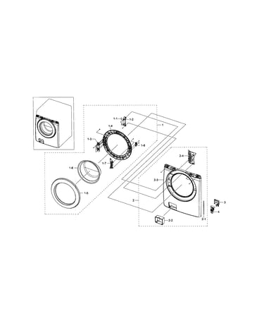 Frame front & door