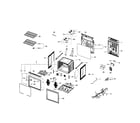 Samsung NE595R1ABSR/AA-02 main assy diagram