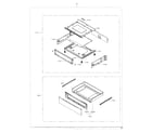 Samsung NE595R1ABSR/AA-02 drawer diagram