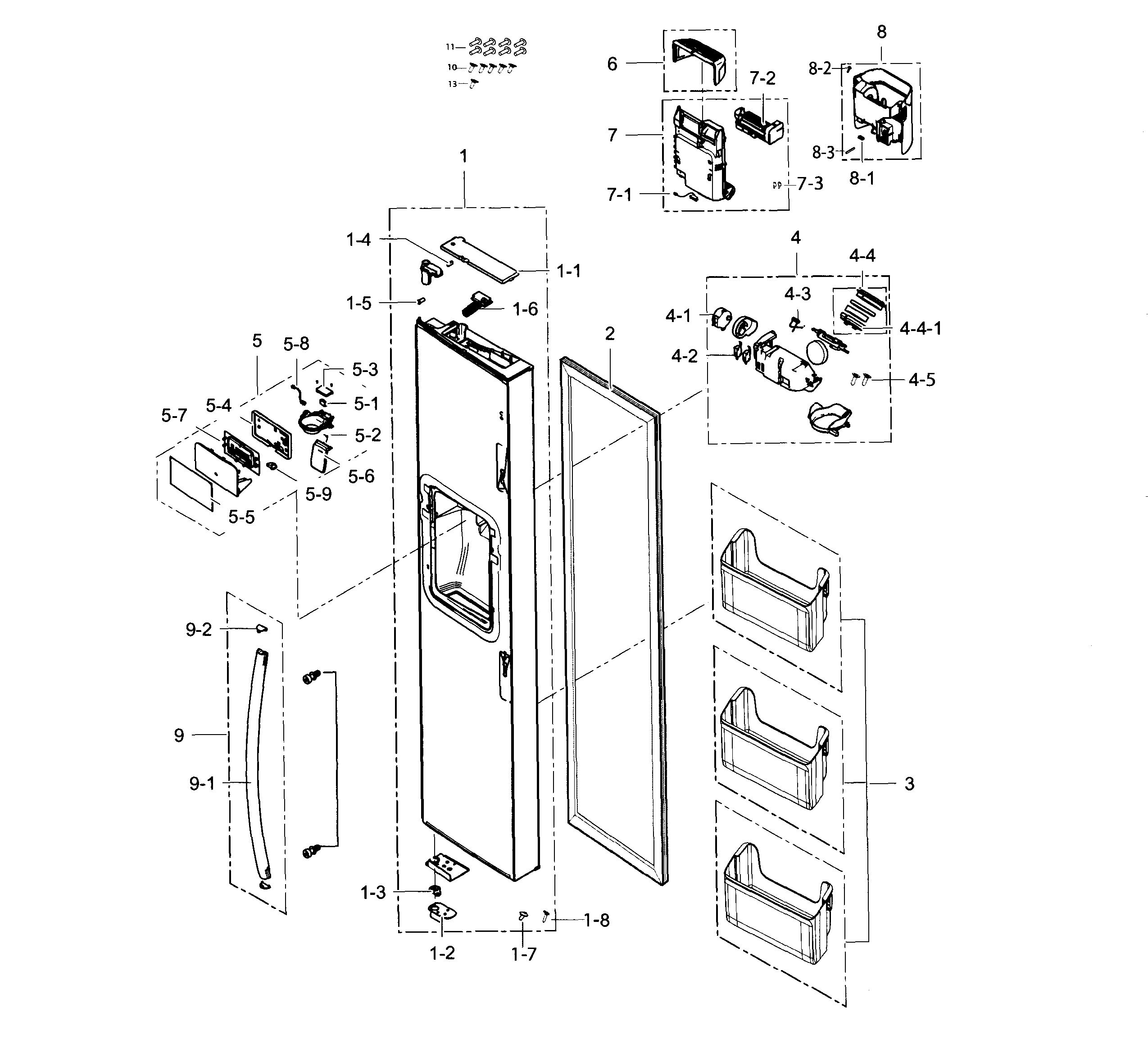 DOOR-FREEZER