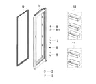 Samsung RH25H5611SR/AA-00 door-inner-fridge diagram